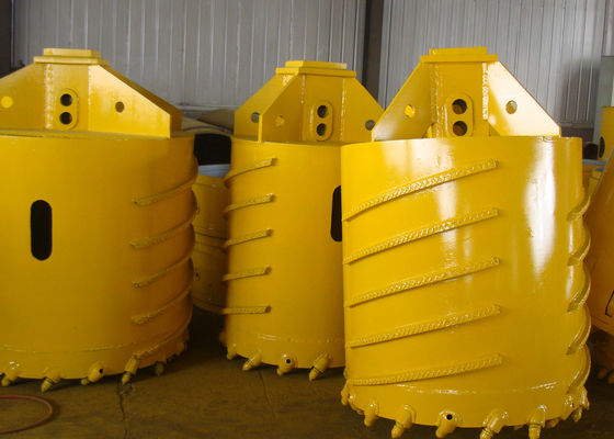 Diameter 1000mm 12pcs Teeth Core Barrel Untuk Foundation Drill