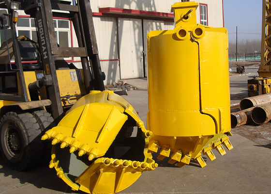 520mm Diameter 600mm Bucket Pengeboran Batu Gigi
